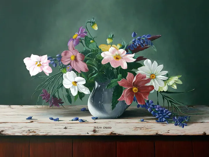 Bosje bloemen, Stilleven met bloemen
