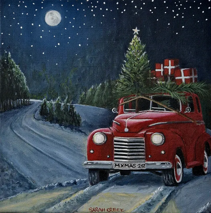 Winter en kerst, On my way to christmas